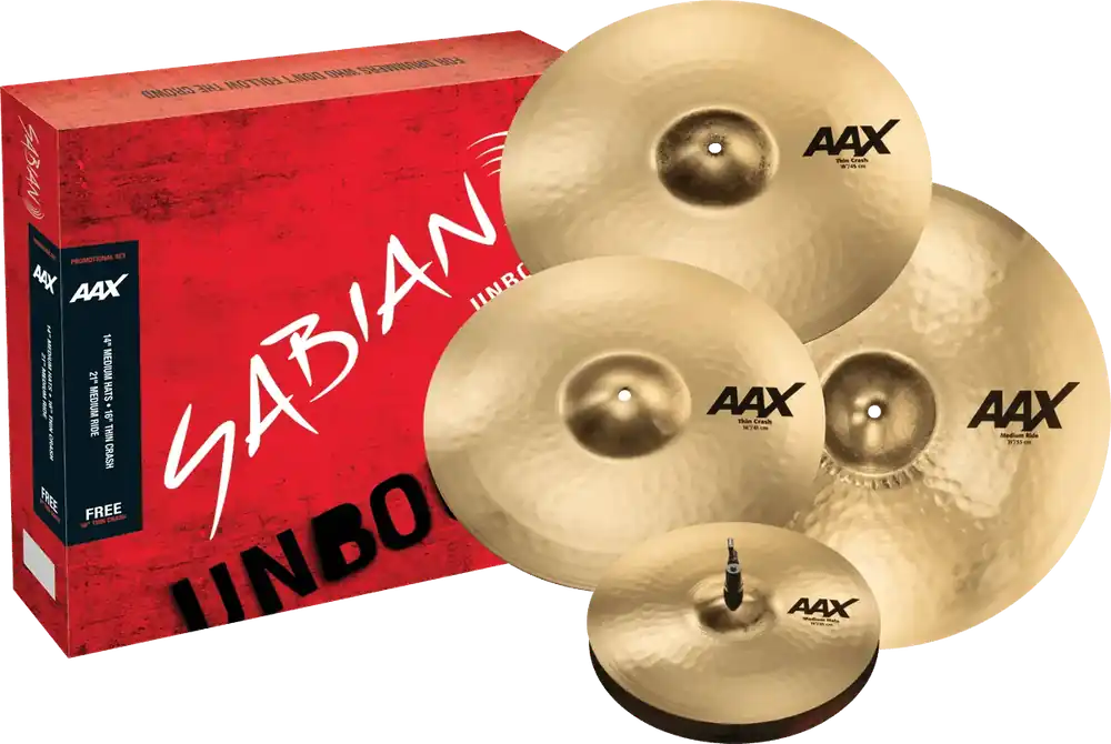 SABIAN AAX Promotional Brillant Pack 4pcs Offre Limitée