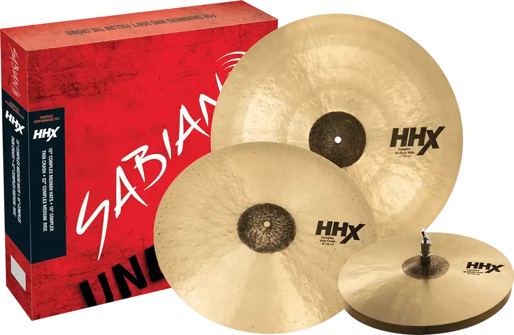 SABIAN HHX Complex Performance Pack 3pcs Livraison Express
