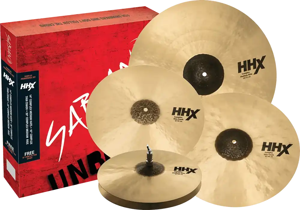 Promotion SABIAN HHX Complex Promotional Pack 4pcs