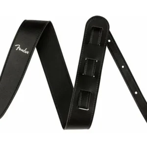 FENDER VEGAN LEATHER STRAP BLACK 2.5" Must-Have