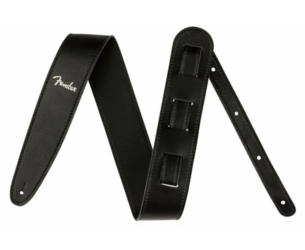 FENDER VEGAN LEATHER STRAP BLACK 2.5" Must-Have
