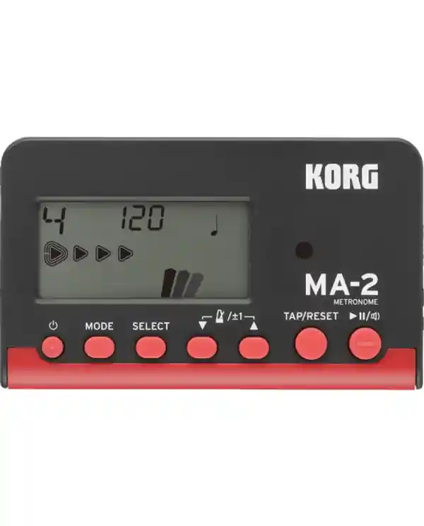 Achetez Aujourd'hui KORG MA-2 BKRD METRONOME NUMERIQUE NOIR ET ROUGE