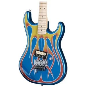 Meilleure Vente BARETTA CUSTOM GRAPHICS "HOT ROD" BLUE SPARKLE WITH FLAMES