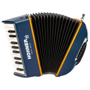 Achetez Aujourd'hui HOHNER XS CHILD ACCORDEON TOUCHES PIANO 15 BASSES - BLEU/ORANGE
