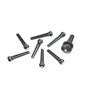 Certifié D‘ADDARIO PWPS10 JEU DE 7 VIS DE CHEVALET EBENE