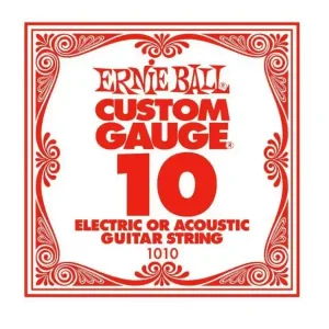 ERNIE BALL 1010 CORDE GUITARE ELEC ACIER PLEIN 010 Meilleure Vente