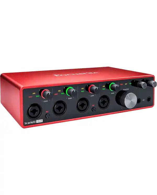 Jusqu'à Épuisement Des Stocks FOCUSRITE SCARLETT3-18i8 INTERFACE AUDIO USB - 18 entrées/8 sorties