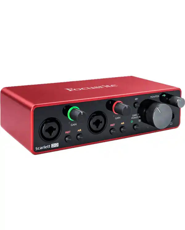 FOCUSRITE SCARLETT3-2i2 INTERFACE AUDIO USB - 2entrées/2 sorties Seulement Aujourd'hui
