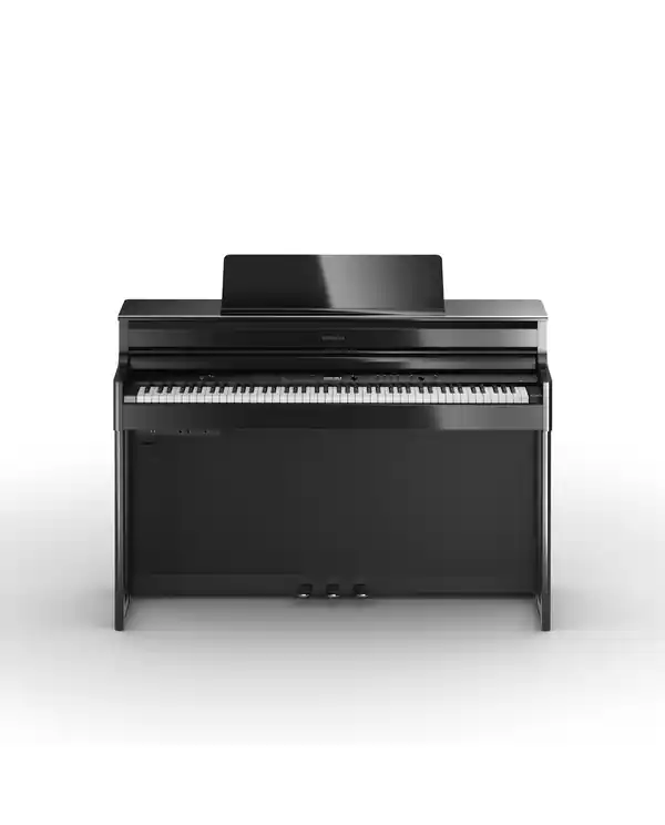 Haute Qualité ROLAND HP704-PE PIANO NUMERIQUE MEUBLE NOIR BRILLANT