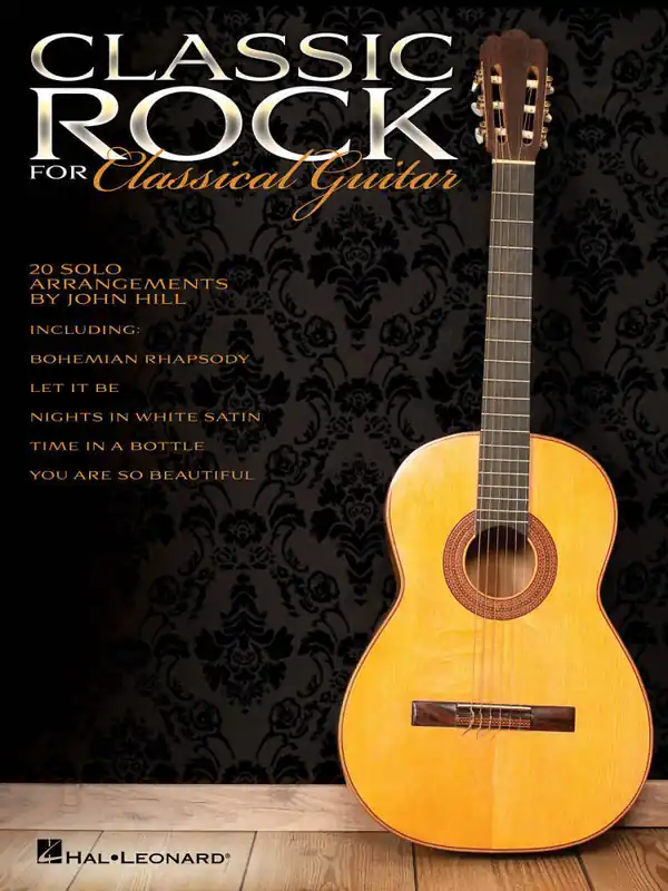 Hal Leonard Classic Rock for Classical Guitar - Hill - Classical Guitar TAB Marque