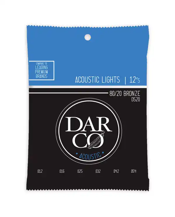Achetez Aujourd'hui DARCO D520 JEU CORDES GUIT. FOLK BRONZE / LIGHT 12-54