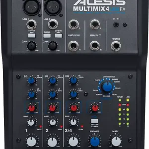 ALESIS MM4USBFX TABLE DE MIXAGE STUDIO 4 VOIES/6 ENTREES avec effets Acheter Direct