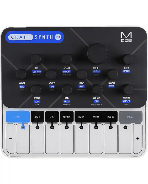 Prix Cassé MODAL CRAFTSYNTH 2.0 SYNTHETISUER MONOPHONIQUE A TABLE D‘ONDES
