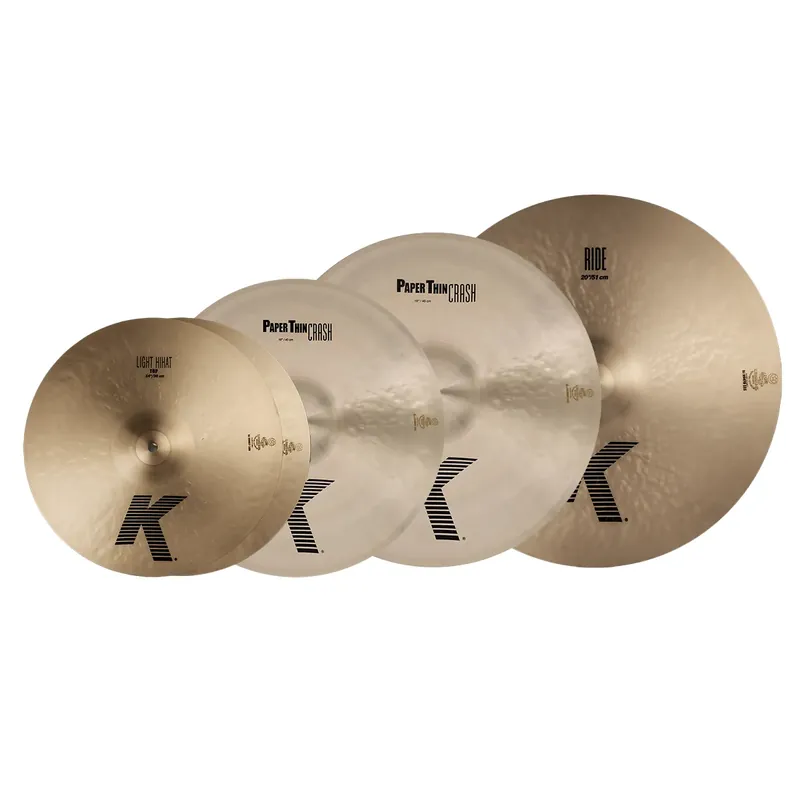 ZILDJIAN K Paper Thin Pack 4pcs Paiement Sécurisé