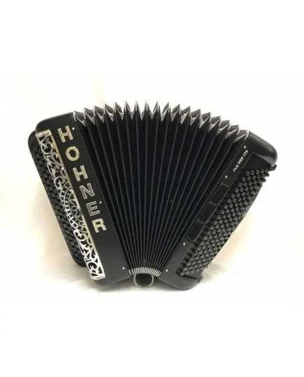 Remise HOHNER FUN PRO 120 BASSES ACCORDEONS CHROMATIQUE BOUTON NOIR MAT