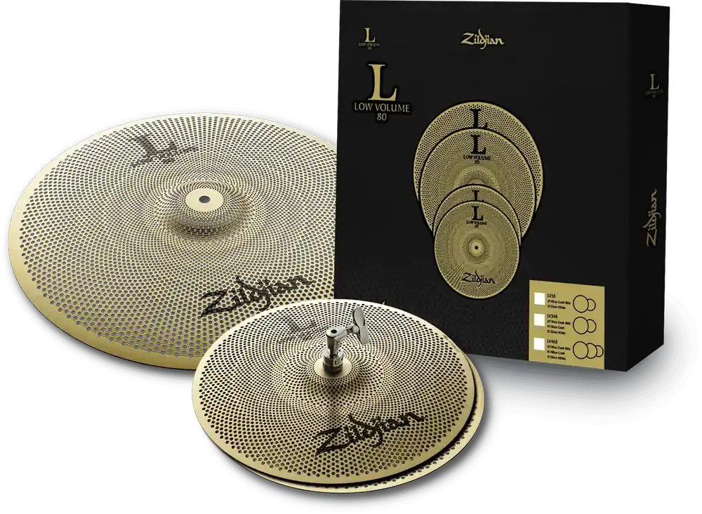 Vente Flash ZILDJIAN L80 Low Volume Pack 2pcs
