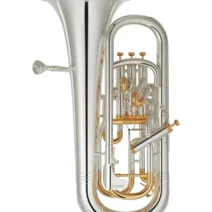 Expédié Aujourd'hui YAMAHA YEP 842-TS EUPHONIUM 4 PISTONS & TRIGGER argenté et doré