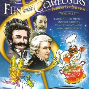 Prix Cassé Fun With Composers Fun with Composers, Volume I (Pre K-Gr.3) - Ziolkoski - Teacher‘s Guide Book/Media Online
