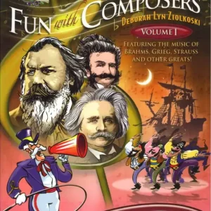 Fun With Composers Fun with Composers, Volume I (Gr.3-7) - Ziolkoski - Teacher‘s Guide Book/Media Online Prix Promo