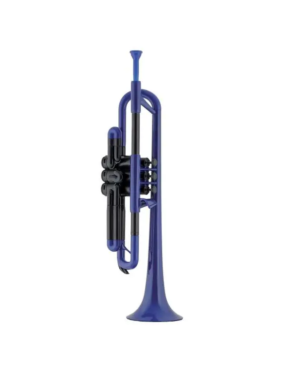PTRUMPET TROMPETTE EN RESINE ABS BLEUE avec housse et embouchure Acheter Direct