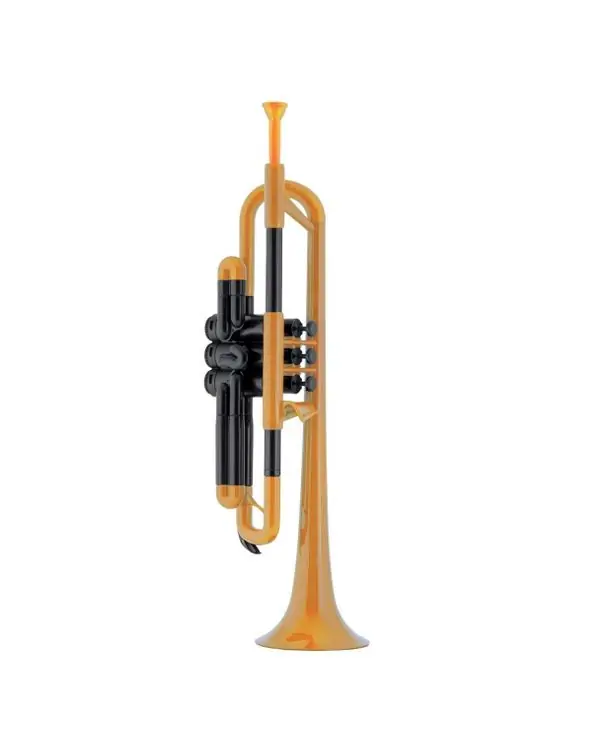 Livraison Express PTRUMPET TROMPETTE EN RESINE ABS JAUNE avec housse et embouchure