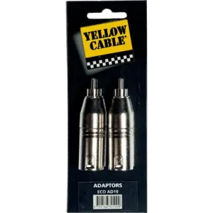 ADAPTATEUR RCA MALE XLR MALE - LOT DE 2 Vente Directe