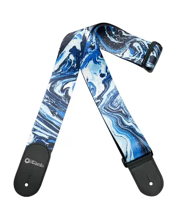 Dernière Chance DIMARZIO DD3140 "STEVE VAI SIGNATURE" SANGLE NYLON - BLEUE UNIVERSE