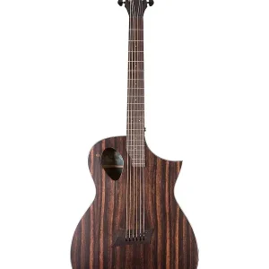 Satisfait Ou Remboursé MICHAEL KELLY FORTE EXOTIC JE GUITARE FOLK ELECTO JAVA EBONY