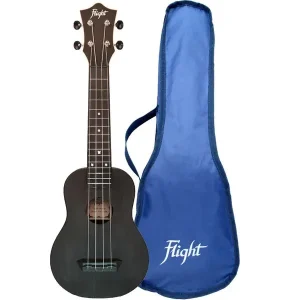 FLIGHT TUS35-BK UKULELE SOPRANO EN ABS NOIR + Housse Prix Choc