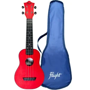 Prix Bas FLIGHT TUS35-RD UKULELE SOPRANO EN ABS ROUGE + Housse