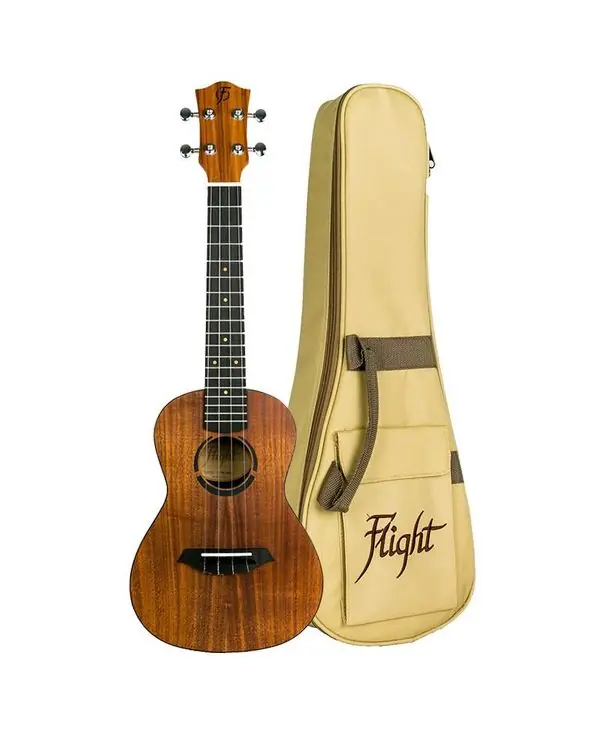 Vente Flash FLIGHT JULC "JULIANA" UKULELE DE CONCERT ACACIA + Housse