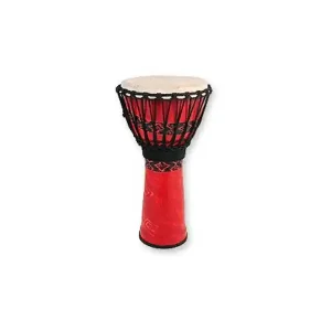 Nouvelle Collection TOCA SFDJ-7RP DJEMBE SYNTHETIQUE 7" ACCORD PAR CORDES BALI RED