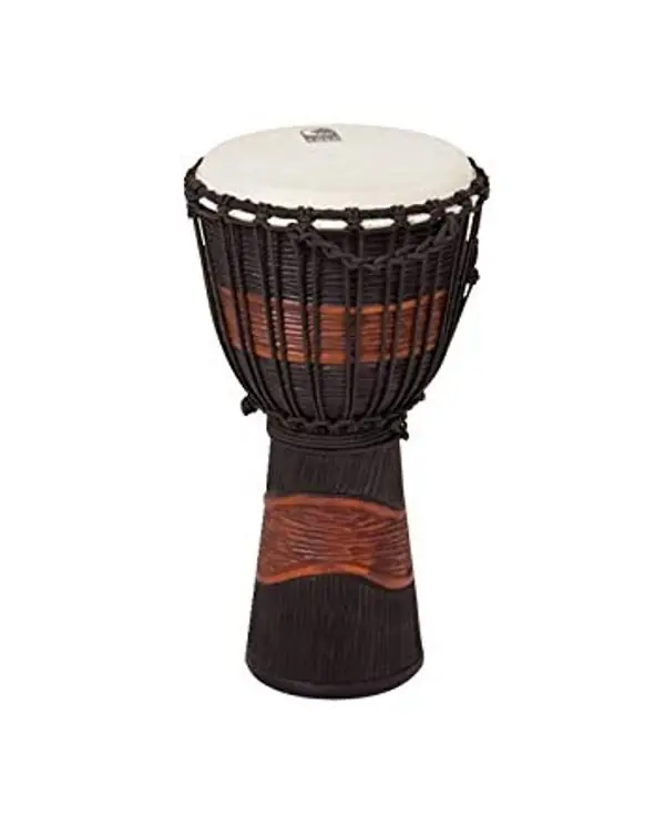 Satisfait Ou Remboursé TOCA TSSDJ-MB DJEMBE ACAJOU 10" ACCORD PAR CORDES BLACK STAIN