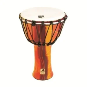TOCA SFDJ-10F DJEMBE SYNTHETIQUE 10" ACCORD PAR CORDES FIESTA RED Quantité Limitée
