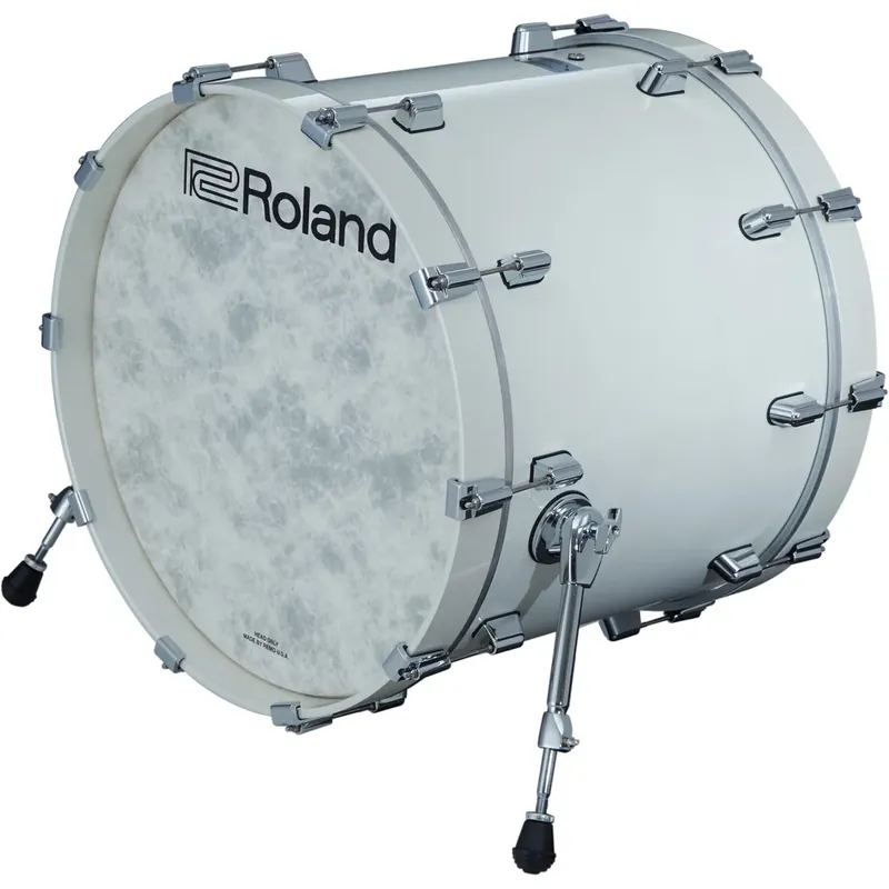Satisfait Ou Remboursé ROLAND KD-222-PW Pad Grosse Caisse 22" Acoustic Design - Pearl White