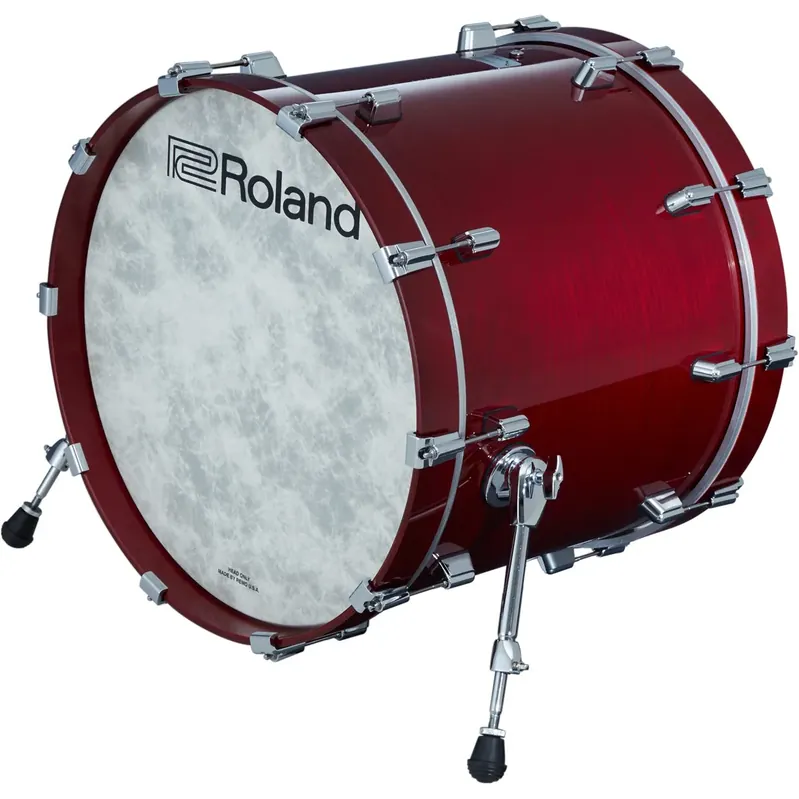 Pas Cher ROLAND KD-222-GC Pad Grosse Caisse 22" Acoustic Design - Gloss Cherry