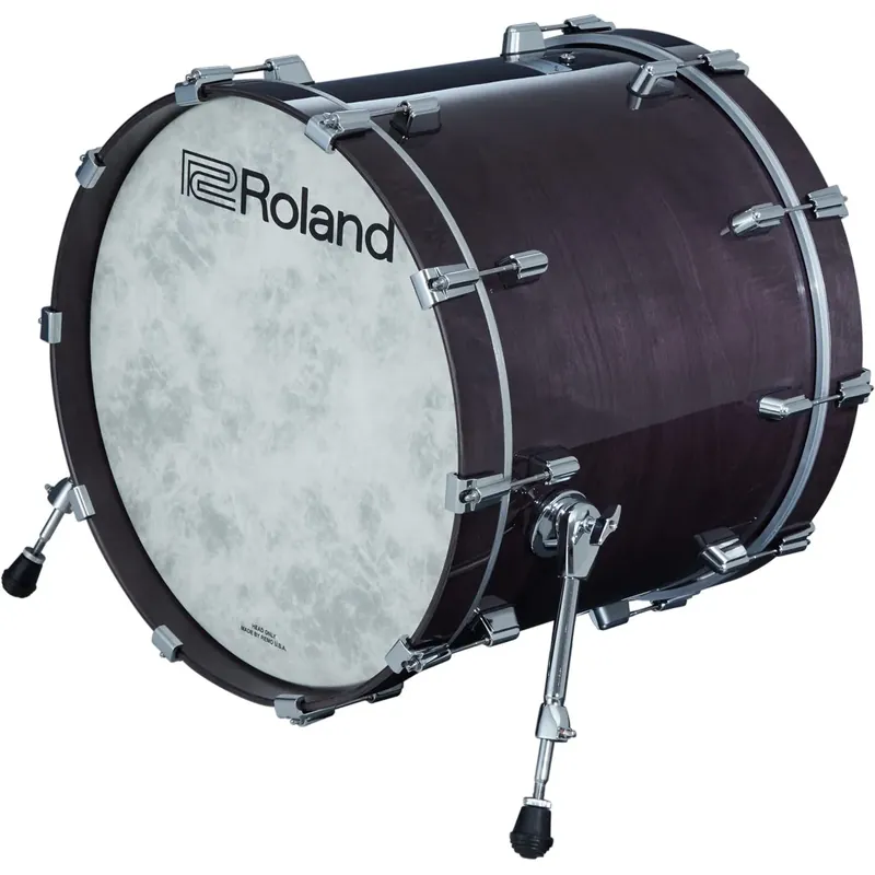 ROLAND KD-222-GE Pad Grosse Caisse 22" Acoustic Design - Gloss Ebony Expédition Rapide