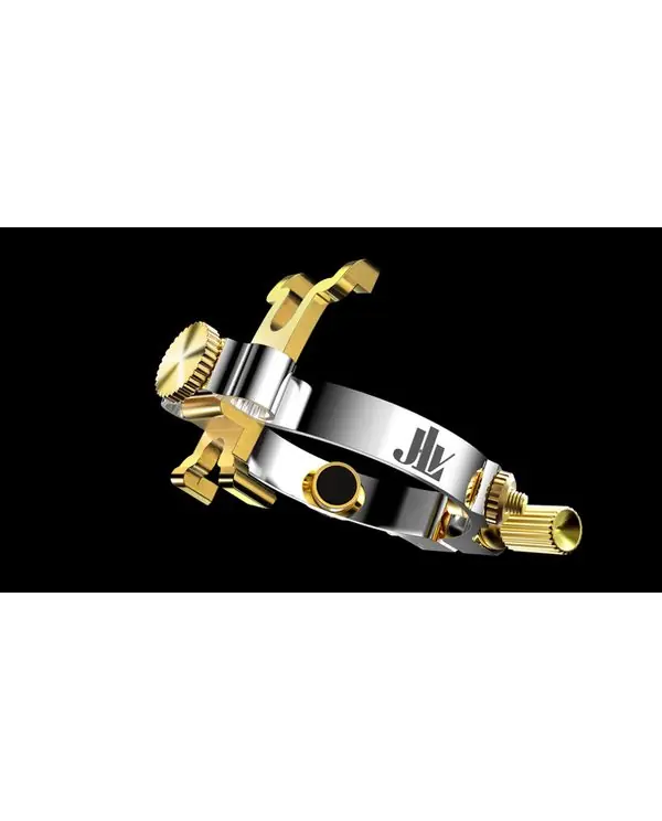 JLV LIGATURE CLARINETTE SIB & LA PLAQUEE PLATINE ET OR 24k Remise