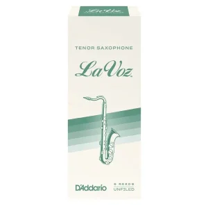 Must-Have D‘ADDARIO LA VOZ ANCHES SAXOPHONE TENOR MEDIUM SOFT - Boite de 5