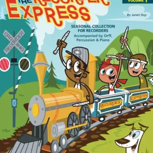 Dernier Modèle Hal Leonard All Aboard The Recorder Express - With Reproducible Pages (Collection) - Day - Book/Audio Online
