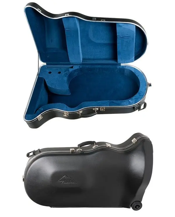 Retour Gratuit MIRAPHONE ETUI RIGIDE "CASE" POUR TUBA EN FA "BELCANTO"