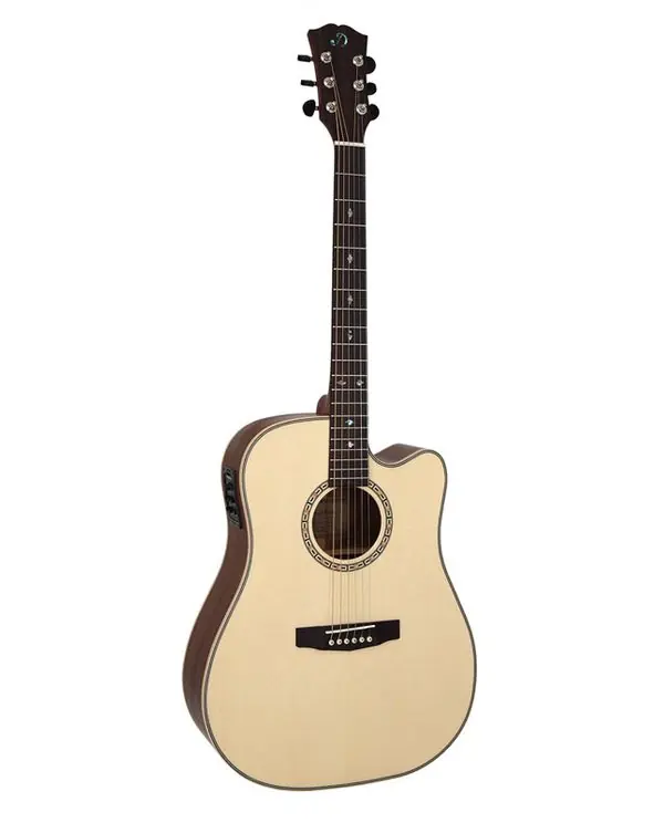 Vente Directe DOWINA DANUBIUS DCE-ds GUITARE FOLK ELECTRO - Table épicéa massif