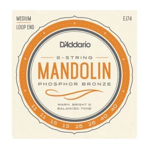 D‘ADDARIO EJ74 JEU MANDOLINE P/BRONZE 11/11-15/15-26/26-40/40 Petit Prix