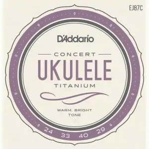 D‘ADDARIO EJ87C PROARTE TITANIUM JEU CORDES UKULELE CONCERT Haute Qualité