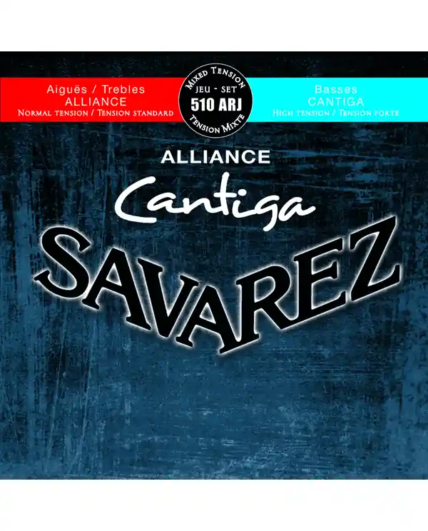 Vente Directe SAVAREZ CANTIGA 510ARJ TENSION MIXTE NORMALE/FORTE (ROUGE/BLEU)