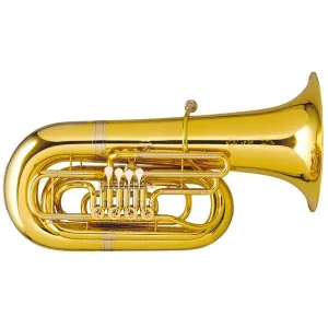 Prix Bas MELTON 195-2 "FAFNER" TUBA BB 4 PALETTES ARGENTE - Pavillon fait main