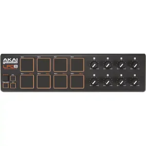 AKAI LPD8 MK2 CONTROLEUR USB/MIDI 8 PADS & 8 POTENTIOMETRES Paiement Sécurisé