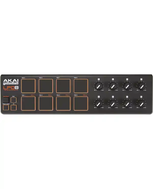 AKAI LPD8 MK2 CONTROLEUR USB/MIDI 8 PADS & 8 POTENTIOMETRES Paiement Sécurisé