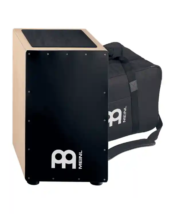 MEINL CAJ7NTBKBAG CAJON FACADE FIBRE NOIR - Avec housse Livraison Express