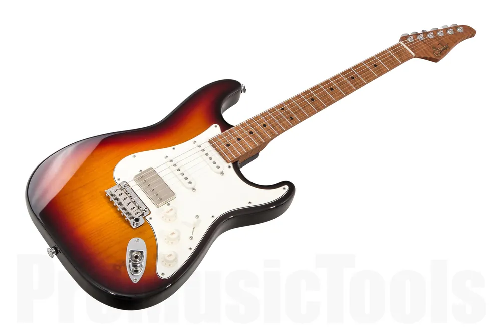 Suhr Classic S HSS Custom Ltd Roasted Flamed Maple 3TB - 3 Tone Burst MN Petit Prix